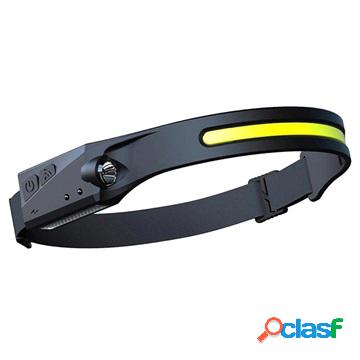 Lampada frontale a LED COB super luminosa 3 in 1 resistente