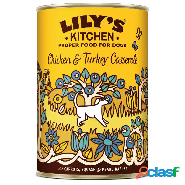Lilys Kitchen Dog Adult Chicken & Turkey Casserole, Pollo e