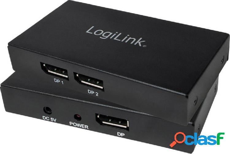 LogiLink LogiLink 2 Porte Distributore, splitter DisplayPort