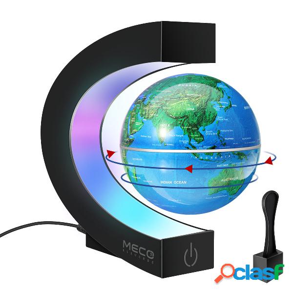 MECO ELEVERDE Mappamondo galleggiante con luce a led