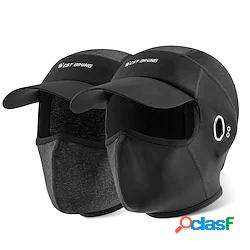 Maschera estiva in seta di ghiaccio con copricapo a tesa per