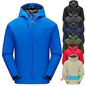 Mens Autumn / Fall Spring Hoodie Jacket Waterproof Hiking