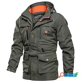 Mens Hoodie Jacket Waterproof Hiking Jacket Hiking