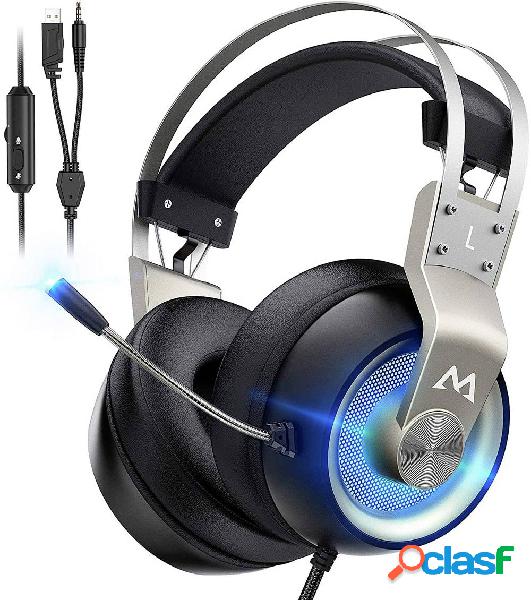 Mipow EG3 Pro Gaming Cuffie Over Ear via cavo 7,1 Surround