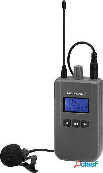 Monacor ATS-60T a clip Lavalier Microfono vocale Tipo di