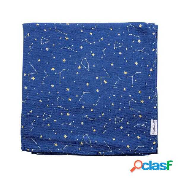 Mussola quadrato in kaffle 120x120 cm Tiny Twinkle