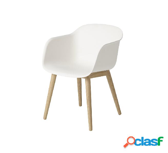 Muuto Fiber Chair - Bianco/Rovere