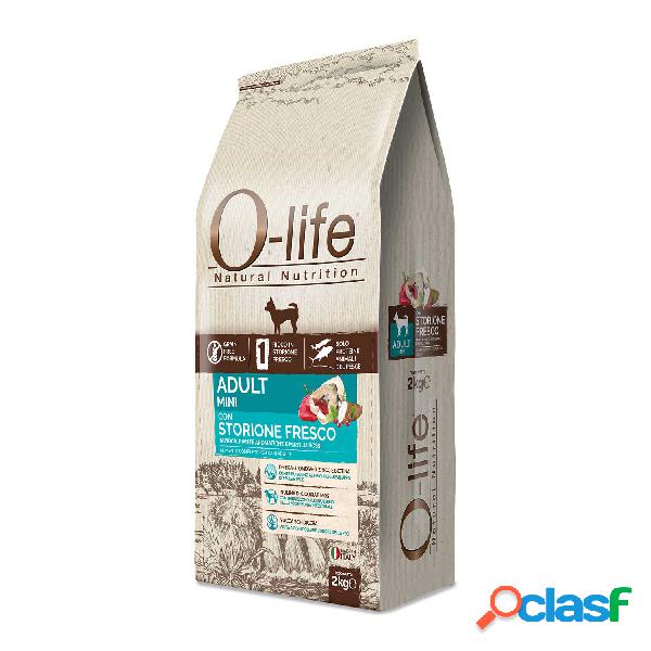 O-Life Dog Adult Mini con Storione fresco 2 kg