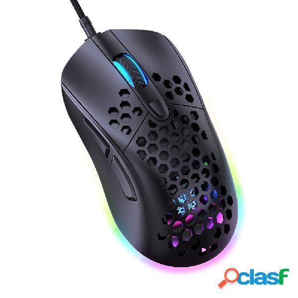 ONIKUMA CW906 Mouse cablato Hollow Honeycomb Shell 8