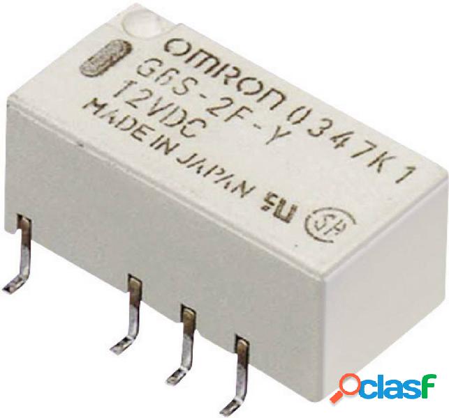 Omron G6S-2F 5 VDC Relè per PCB 5 V/DC 2 A 2 scambi 1 pz.