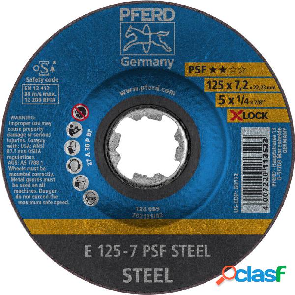 PFERD 62011125 X-LOCK PSF STEEL Disco di sgrossatura con