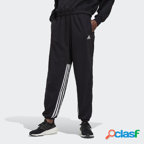 Pantaloni jogger Hyperglam 3-Stripes Oversized Cuffed with