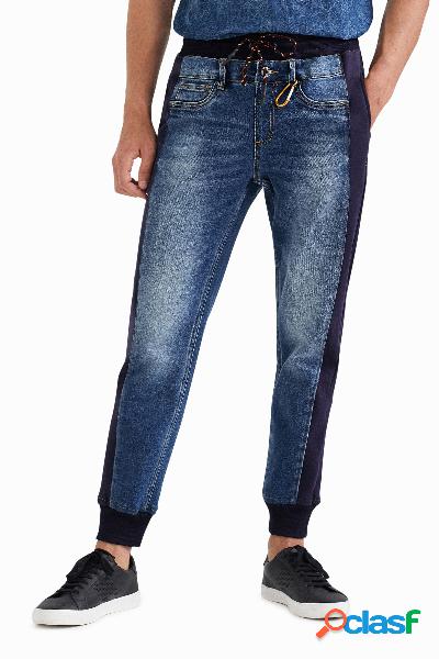 Pantaloni jogger jeans ibridi
