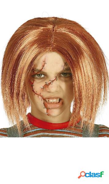 Parrucca Chucky rossa da bambino