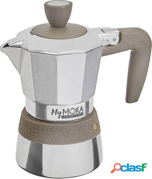 Pedrini MyMoka Macchina per caffè espresso Grigio-Argento