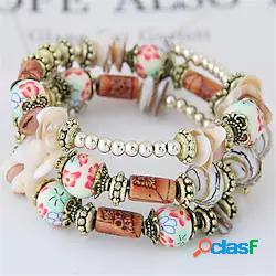 Per donna Bracciali Stile etnico Strada Multicolore