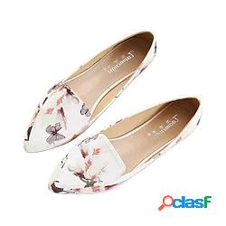 Per donna Mocassini Stampa scarpe Piatto Appuntite Punta