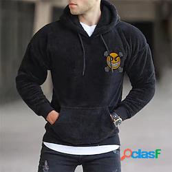 Per uomo Felpa con cappuccio Maglione Pop art Tasca frontale