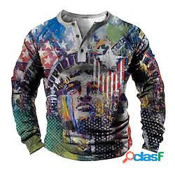 Per uomo Unisex Felpa Maglione Stampe astratte Scultura