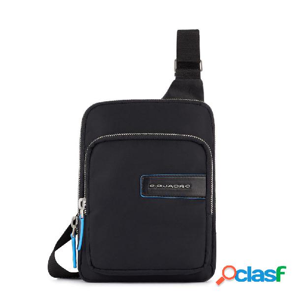 Piquadro borsello porta ipad mini in tessuto riciclato ryan