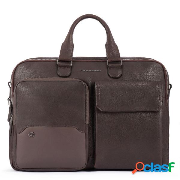 Piquadro cartella fast-check porta computer e porta ipad pr