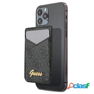 Portacarte Guess 4G Collection con MagSafe - Nero
