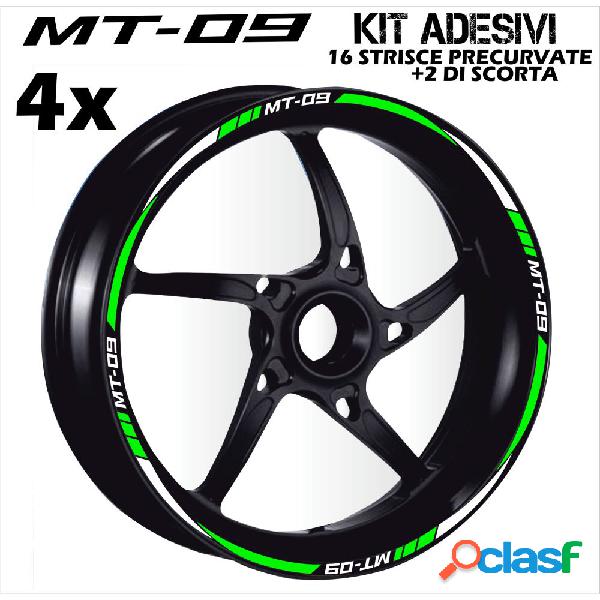 Profile wheel kit decals bianco verde