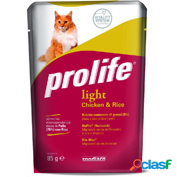 Prolife - Prolife Light Cat Con Pollo E Riso Umido