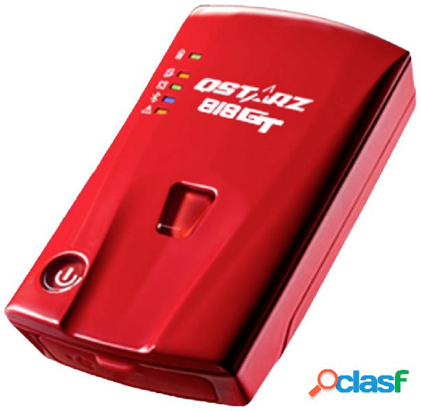 Qstarz BL-818GT Ricevitore GPS Tracker veicoli Rosso