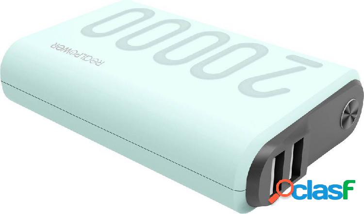 RealPower PB-20000PD+ Power bank 20000 mAh Litio Verde