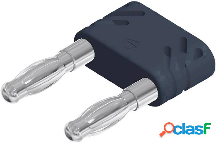 SKS Hirschmann KST sw 14/4 Ponticello di cortocircuito Nero