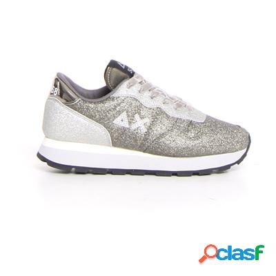 SUN68 Ally Glitter sneaker - argento