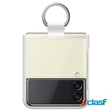 Samsung Galaxy Z Flip3 5G Cover trasparente con anello