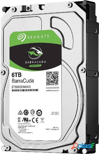Seagate BarraCuda® 6 TB Hard Disk interno 3,5 SATA III