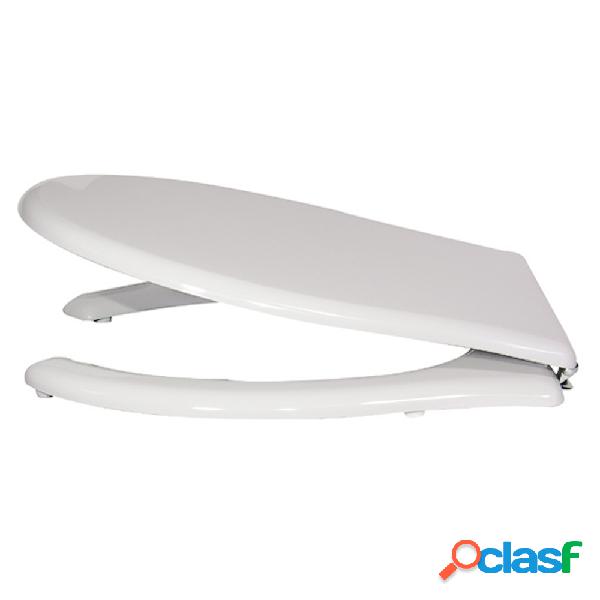 Sedile wc Romeo in legno bianco per vaso disabili con codice