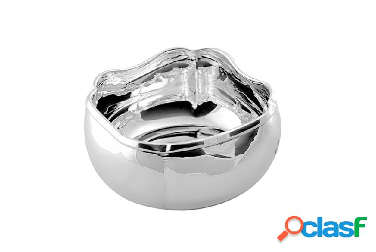 Selezione Zanolli Ciotola silver plated a forma di cuore in