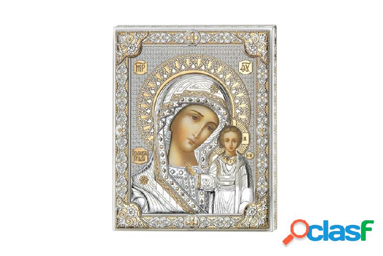 Selezione Zanolli Madonna di Kazan argento pvd oro argento