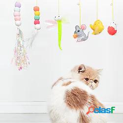 Self-hey gatto giocattolo retrattile porta appesa altalena
