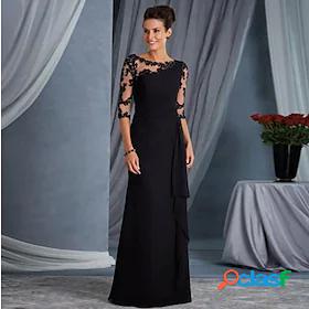 Sheath / Column Evening Dresses Elegant Dress Floor Length