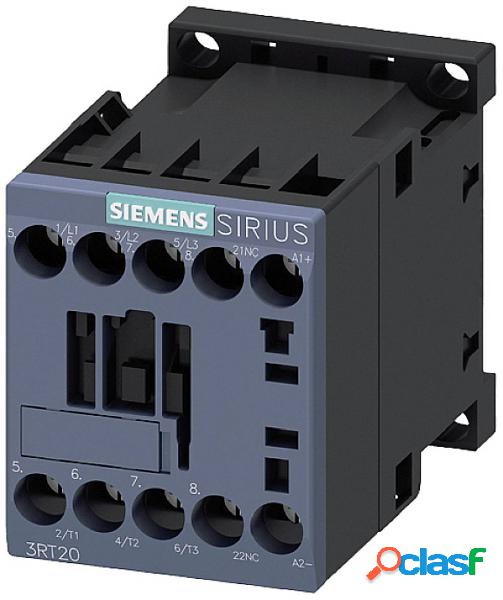 Siemens 3RT2016-1BB42 Contattore 3 NA 4 kW 24 V/DC 9 A con