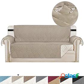Sofa Cover Solid / Plain Color Polyester Quilted Slipcovers