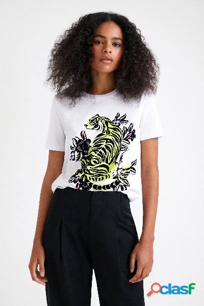 T-shirt manica corta tigre