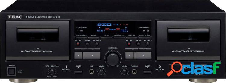 TEAC W-1200 Registratore musicassette Nero