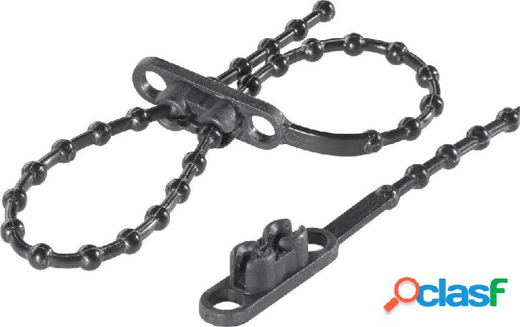 TRU COMPONENTS 1592906 TC-KTVR230BK203 Fascetta a pallini