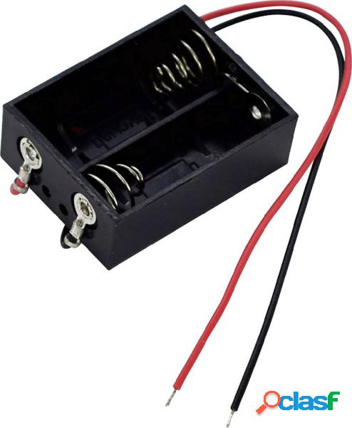 Takachi MP52 Portabatteria 2x 1/3 Stilo (N) Cavo (L x L x A)