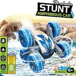 Threeking rc cars anfibio stunt car piscina giocattoli