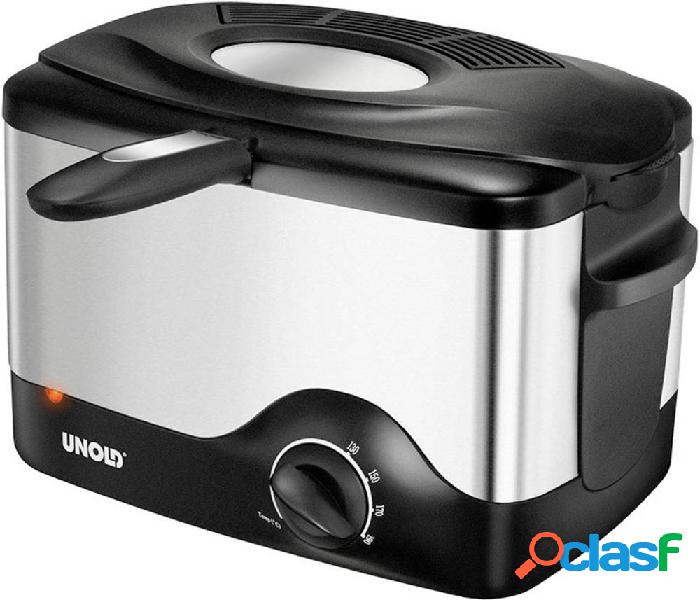 Unold Kompakt Friggitrice 1200 W Nero, acciaio inox