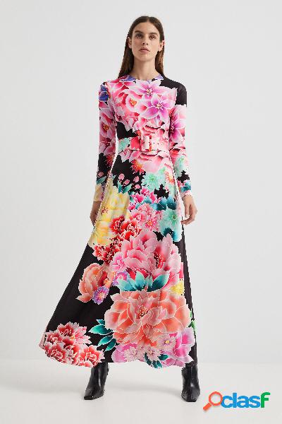 Vestito lungo a fiori