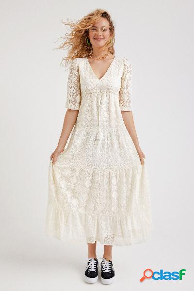 Vestito maxi ricami