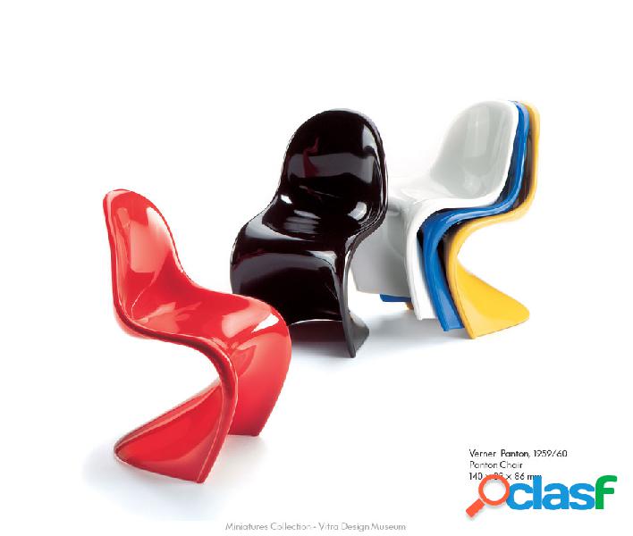 Vitra Panton Chair - Set 5 Miniature da Collezione